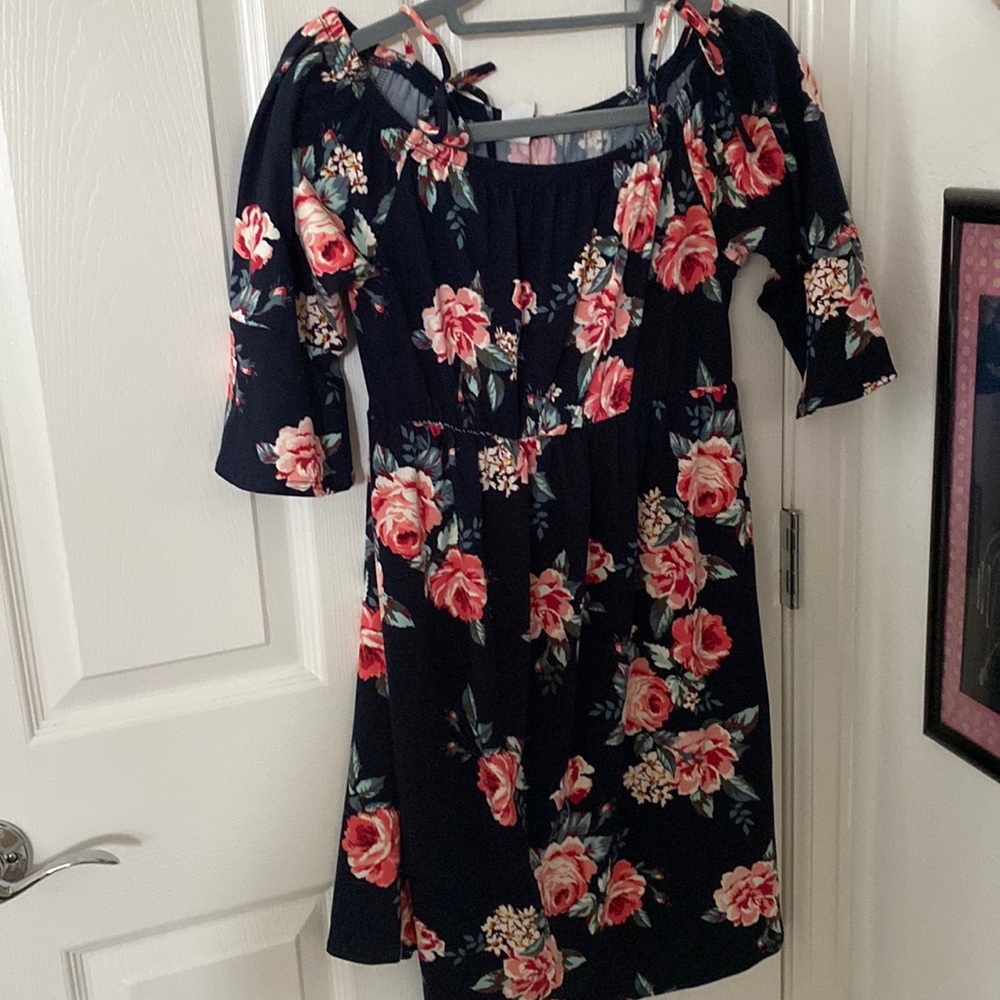 First Love Size M Blue Floral
